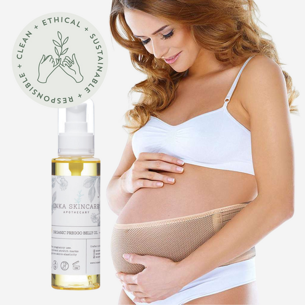 Bamboo Belly Binder (Postpartum/Post-Op) – Inka Skincare Apothecary